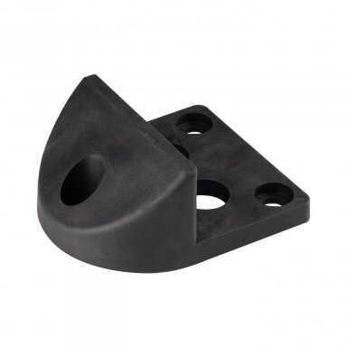 61.191 150x130 mm H65 mm vartų atrama su guminiu buferiu