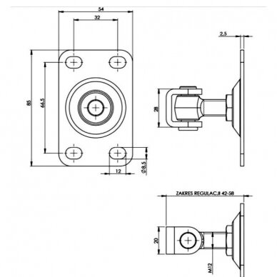 61.086 M12 54 X 85 X 3 MM 2 61.086 M12 54 X 85 X 3 MM 2