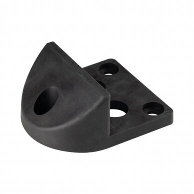 61.191 150x130 mm H65 mm vartų atrama su guminiu buferiu 61.191 150x130 mm H65 mm vartų atrama su guminiu buferiu