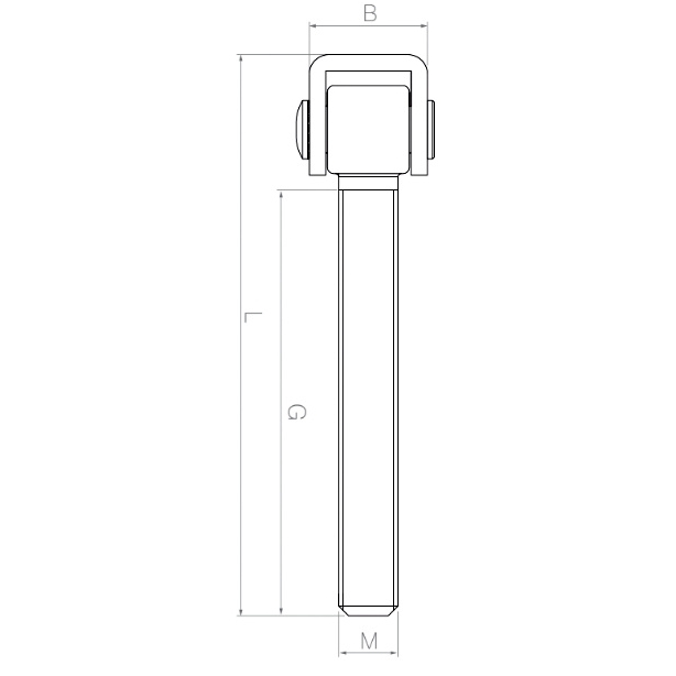 61.003.16 M16 L180 mm 1 61.003.16 M16 L180 mm 1