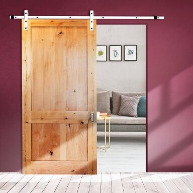 BARN DOOR 76.001.W BALTAS KLASIKINIS BARN DOOR 76.001.W BALTAS KLASIKINIS