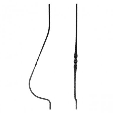Balkoninis strypelis 20.100 12x12 / H950 x L200