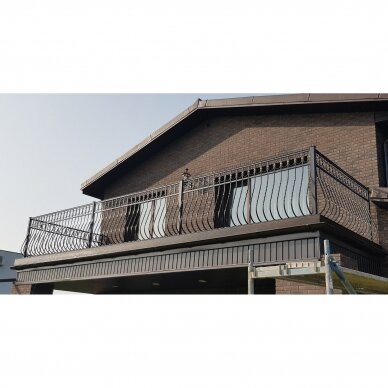 Balkoninis strypelis 20.011 12x12 / H950 x L200 2 Balkoninis strypelis 20.011 12x12 / H950 x L200 2
