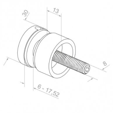 N01.3000.4XM.7016 M8 RAL7016 2 N01.3000.4XM.7016 M8 RAL7016 2