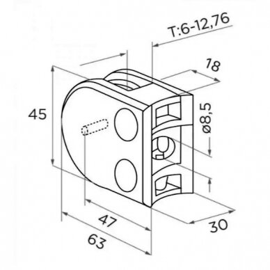 N01.63D3.4BS 63X45X30MM 1 N01.63D3.4BS 63X45X30MM 1