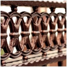 Rozetės – elegantiškas ir greitas vartų ir vartelių, tvorų ir laiptų turėklų užpildymas